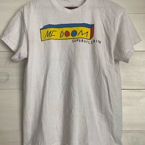 MF DOOM "Mondrian Mask" Gas Drawls Official T-Shirt Unisex Medium